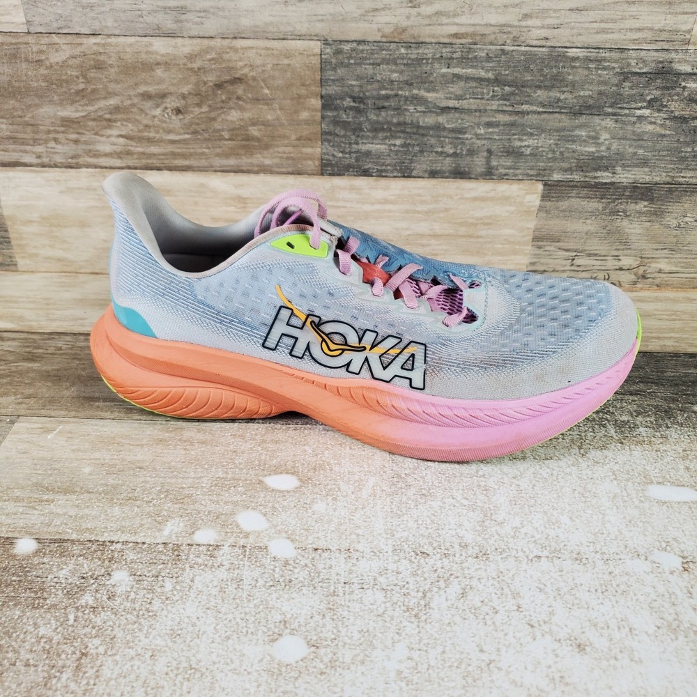 Hoka One One Mach 6 Womens Shoes Sz 11 B Illusion Dusk Mesh Lace Up‎ Sneakers